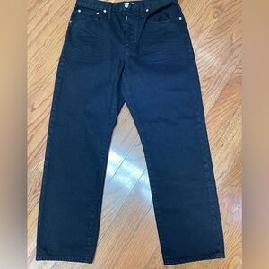 Madewell Women’s The Dad Jean Black Button-Fly Size 30 NWT